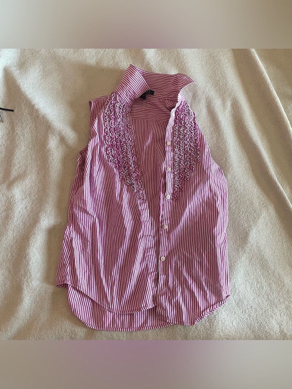 ralph lauren pink striped top
